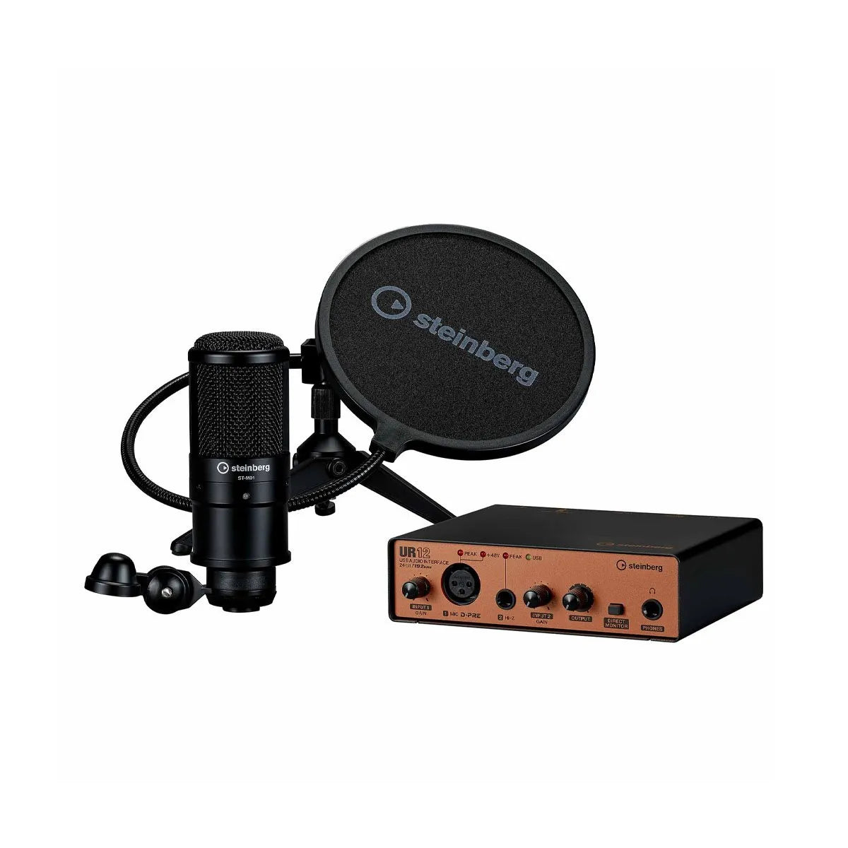 UR12 B PS PACK STEINGBERG USB AUDIO INTERFACE PACK