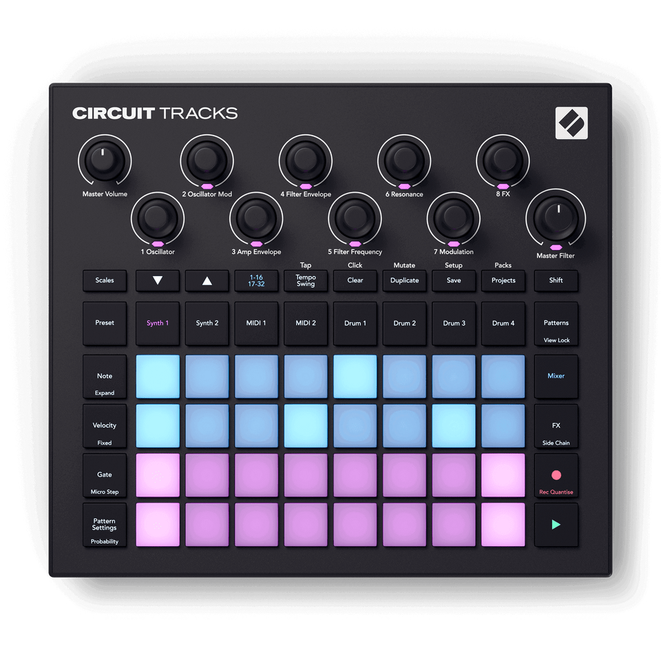 Midi Pad | Novation | Circuit Tracks