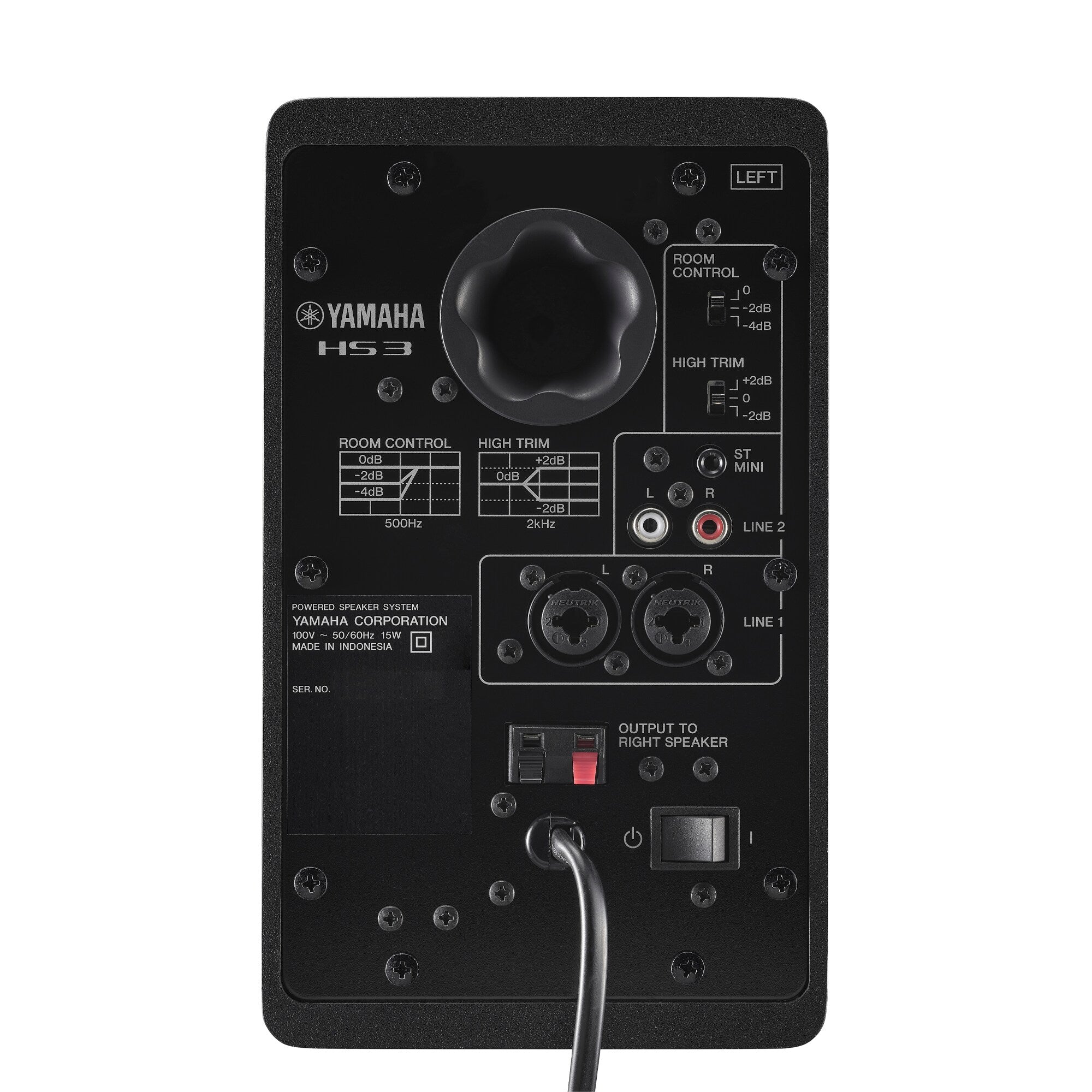 HS3 BLACK PAIR YAMAHA POWERED SPEAKER SYSTEM