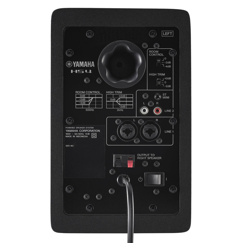 HS4 BLACK PAIR YAMAHA POWERED SPEAKER SYSTEM