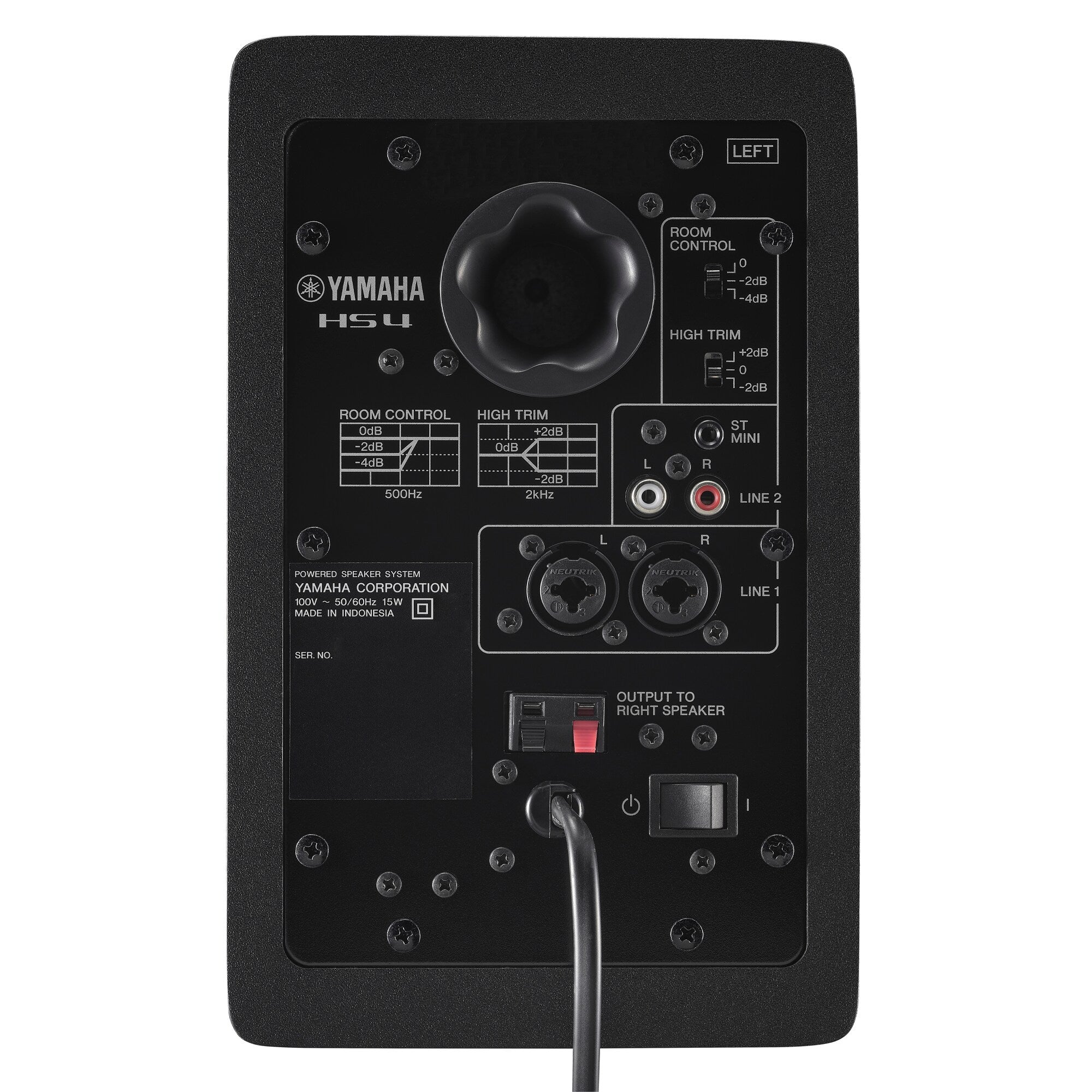 HS4 BLACK PAIR YAMAHA POWERED SPEAKER SYSTEM