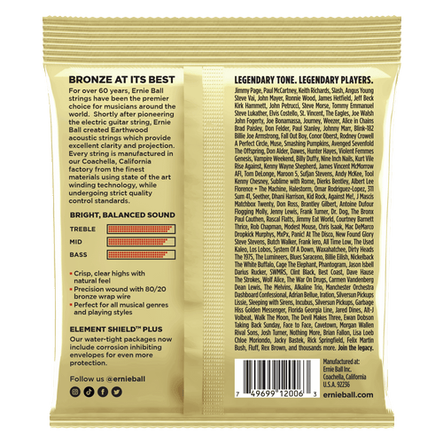 Acoustic Strings | Ernie Ball | Extra Light 2006