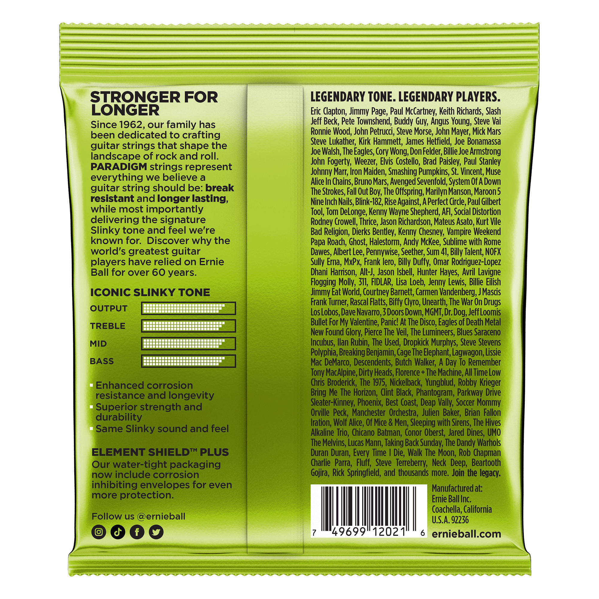 Strings | Ernie Ball | 2021