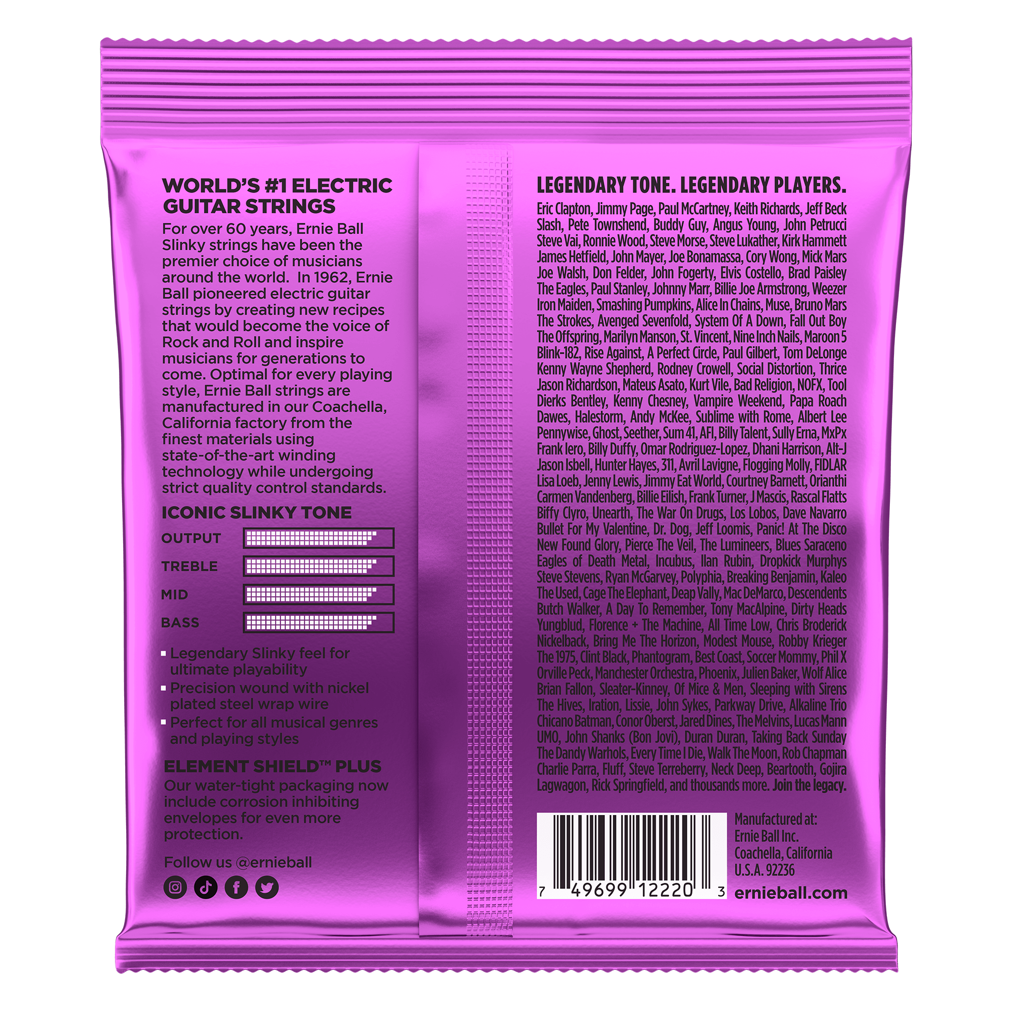 Electric Strings | Ernie Ball | 2220