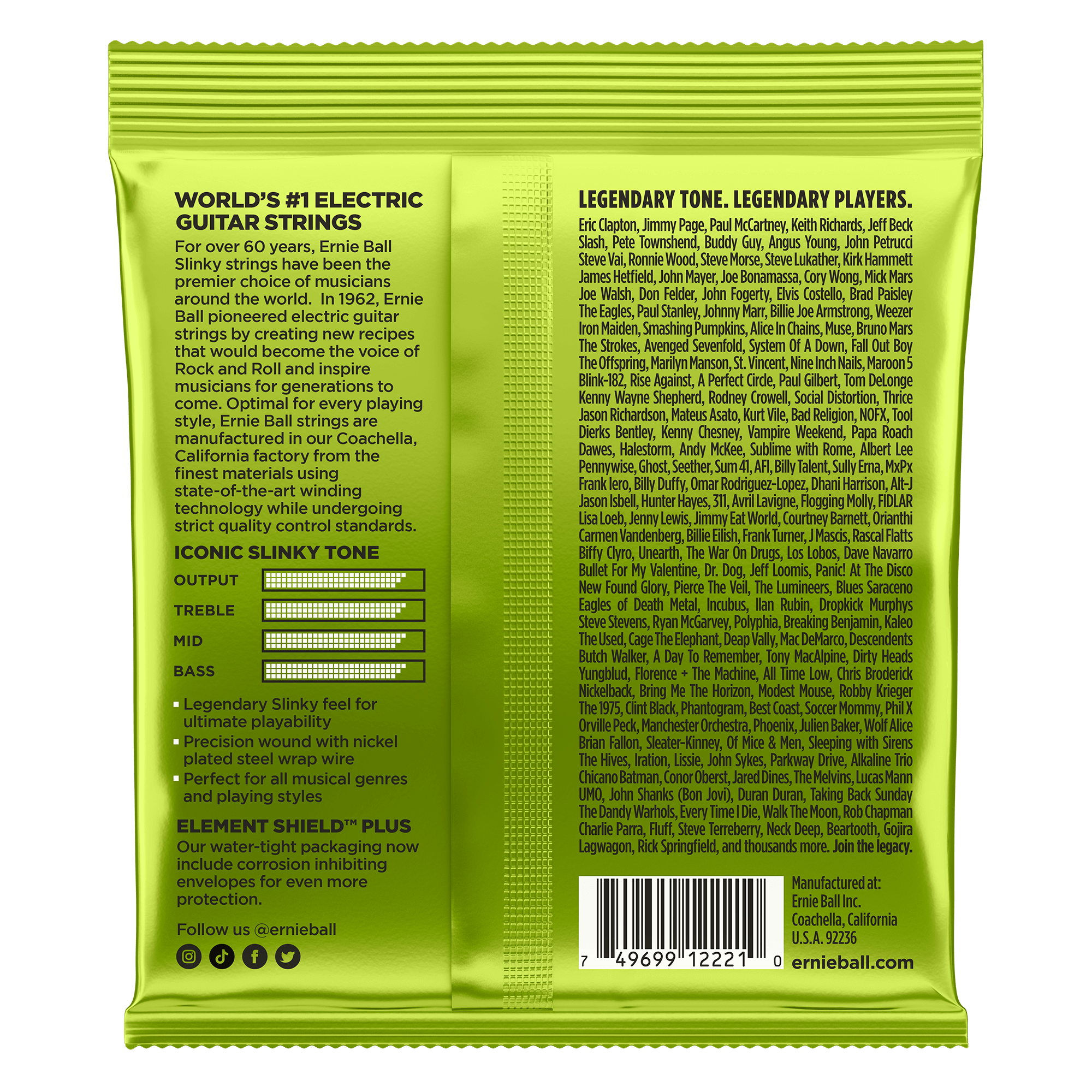 Strings | Ernie Ball | 2221
