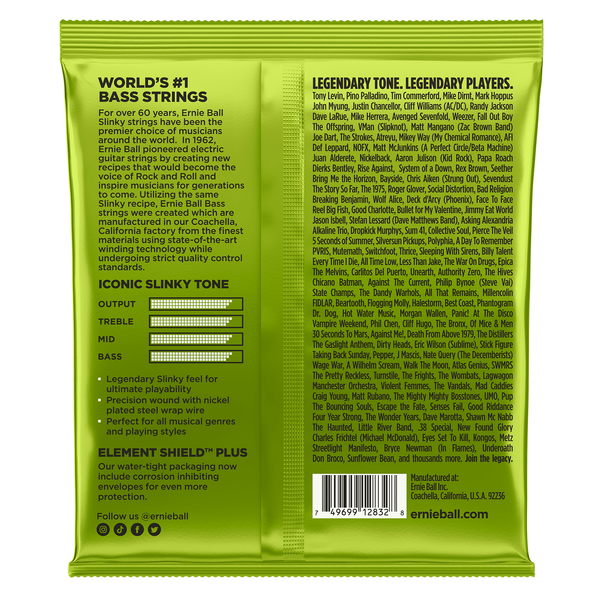 Strings | Ernie Ball | 2832