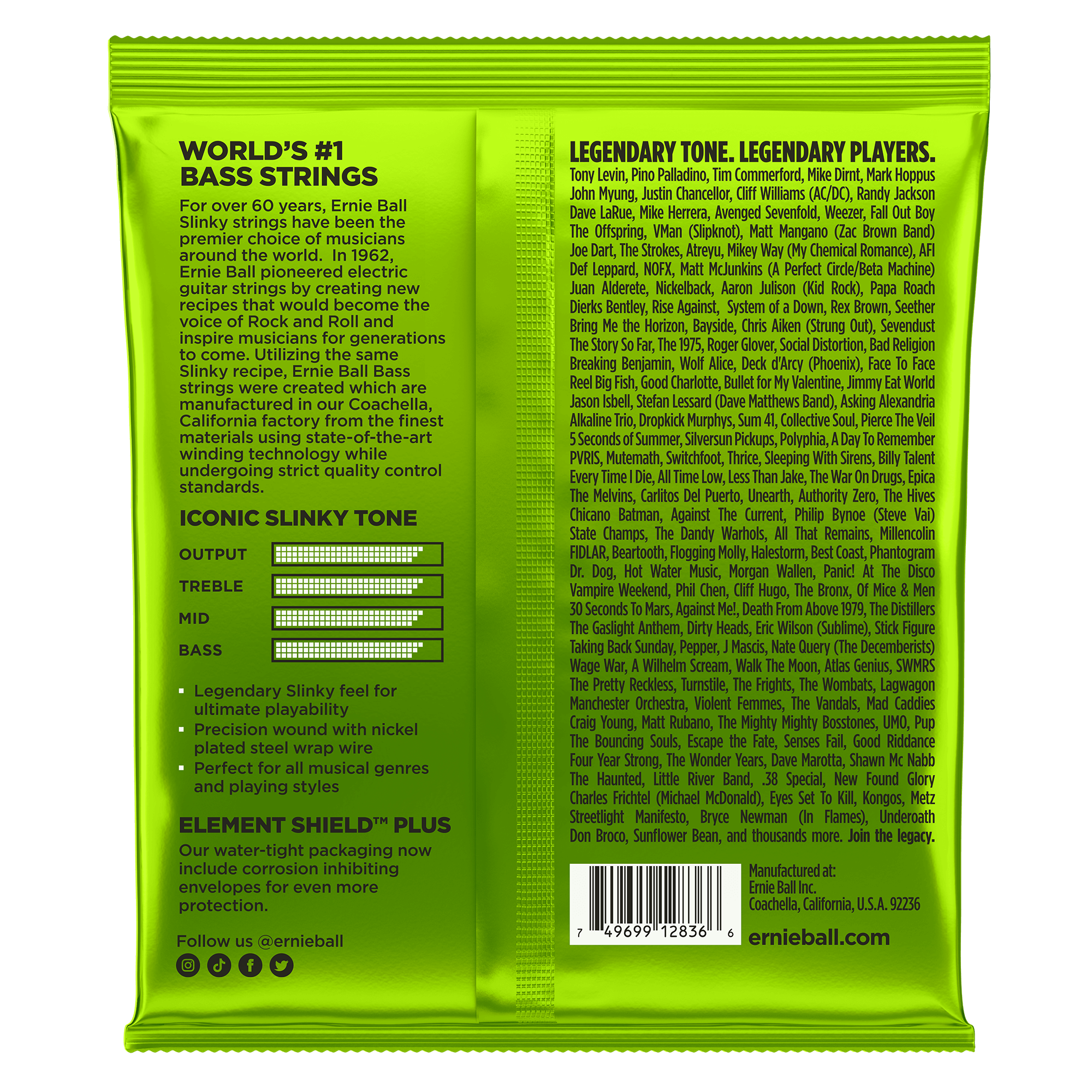 Strings | Ernie Ball | 2836