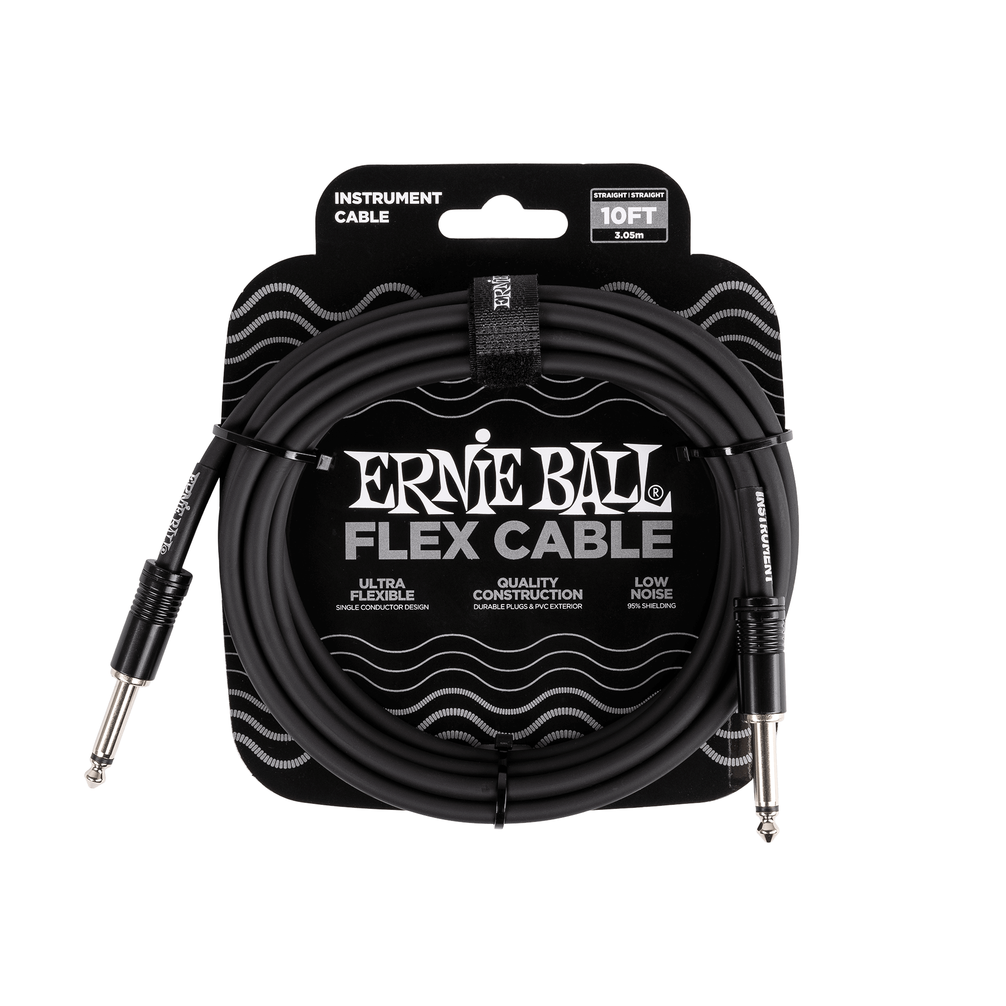 Cable | Ernie Ball | po6434 10FT Straight/Straight - black