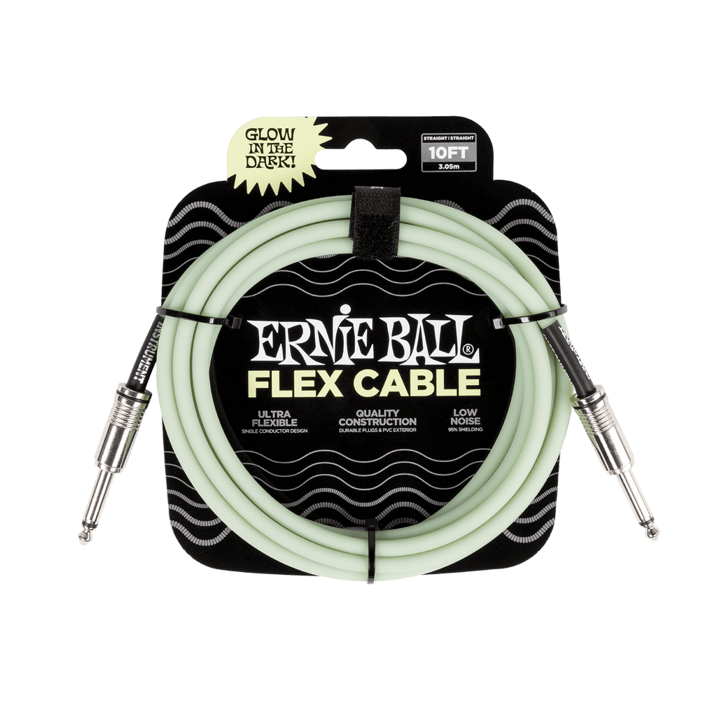 Cable | Ernie Ball |Straight 10ft - Glow in Dark (P06436)