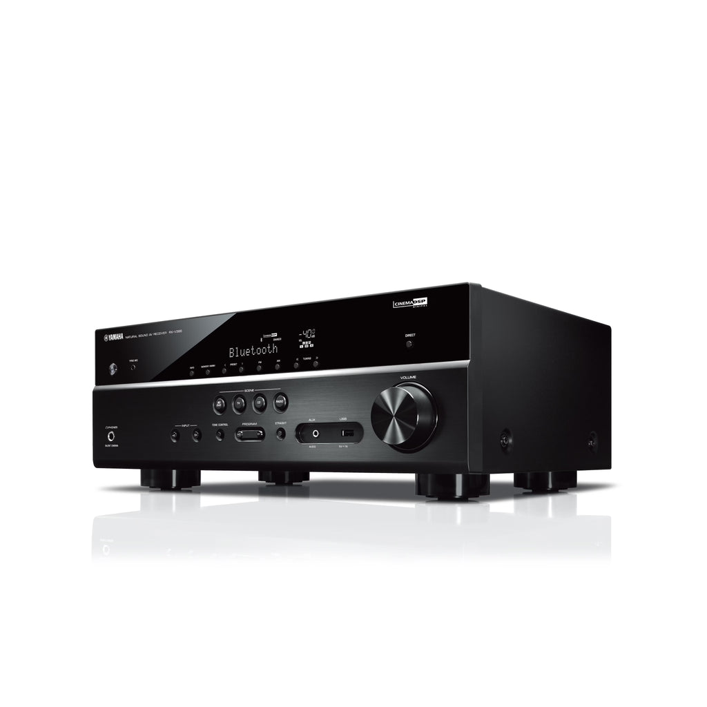 YAMAHA RX-V385 BLACK AV RECEIVER