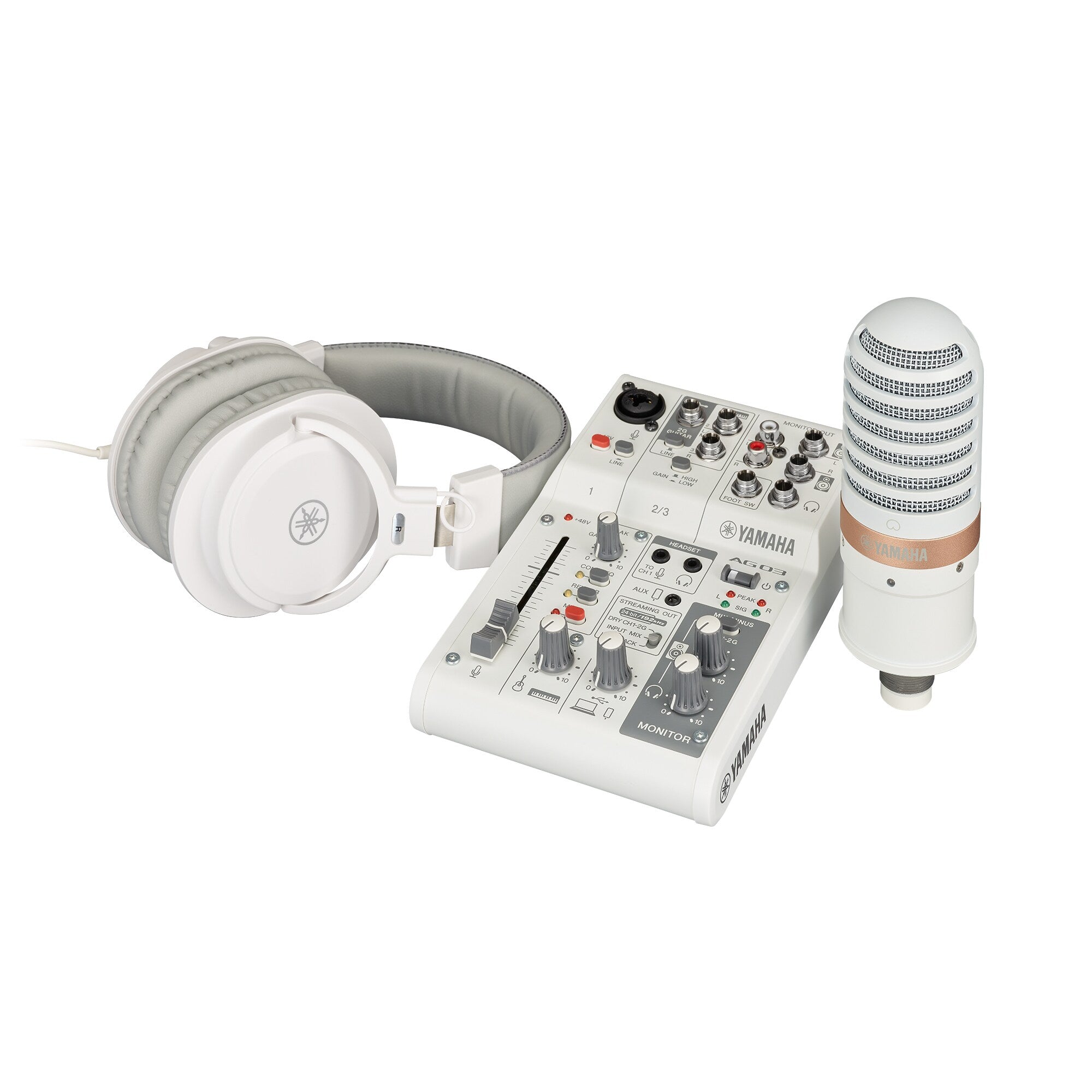 YAMAHA AG03MK2 W LSPK MIXING CONSOLE WHITE PACK