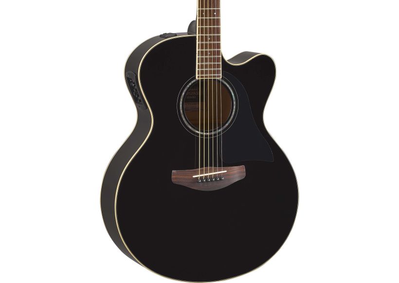 YAMAHA CPX600 BLACK ACOUSTIC GUITAR