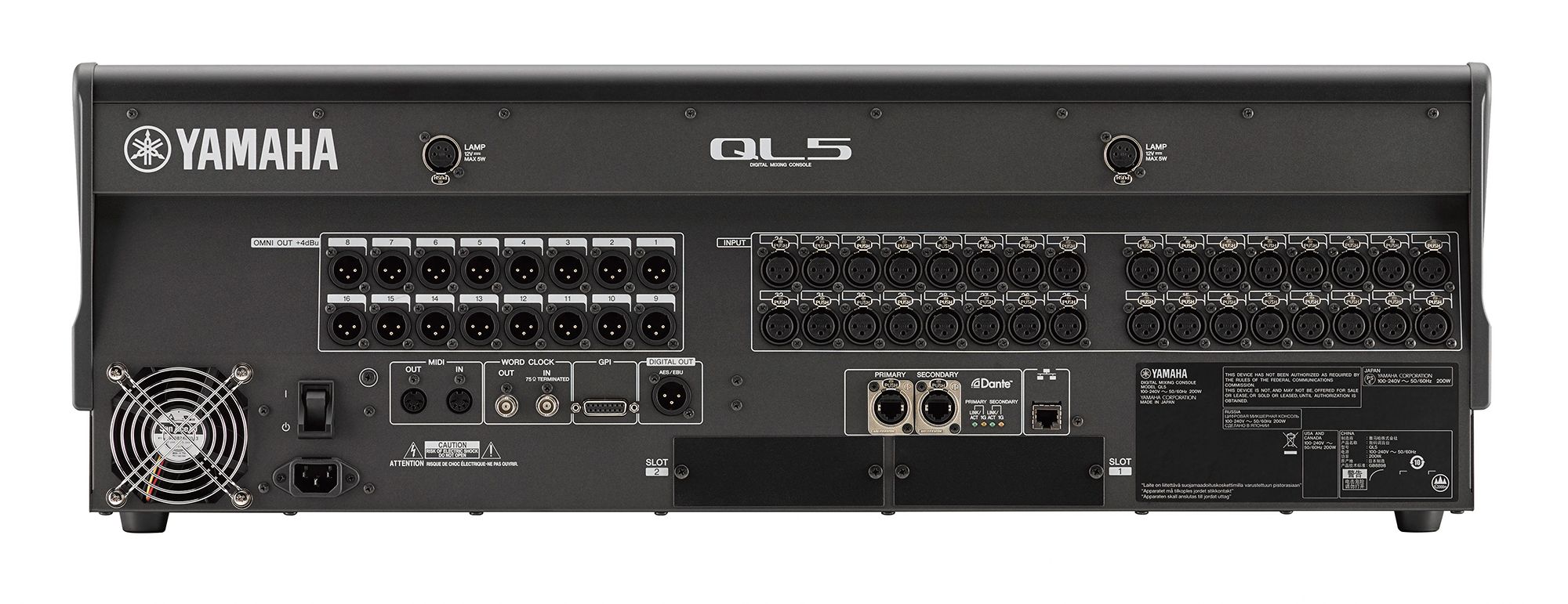 QL5 YAMAHA DIGITAL MIXING CONSOLE